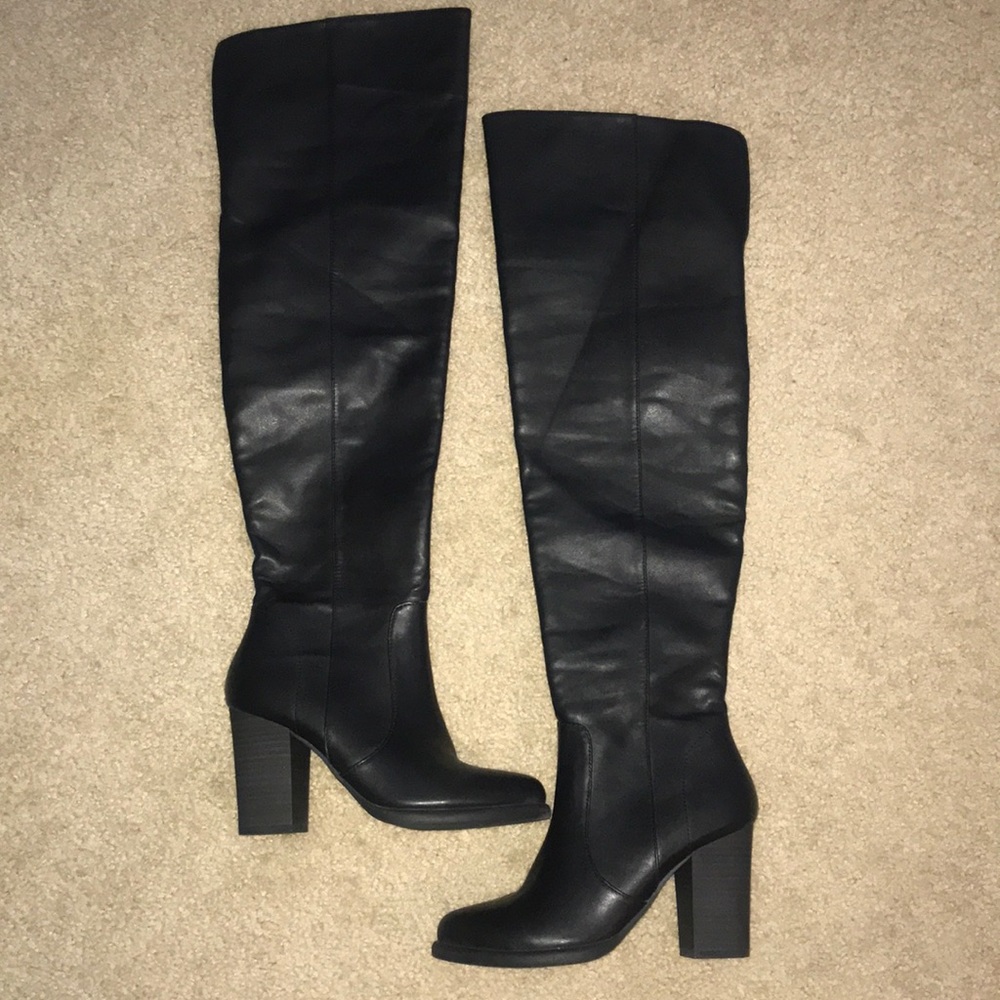 Black OTK Boots